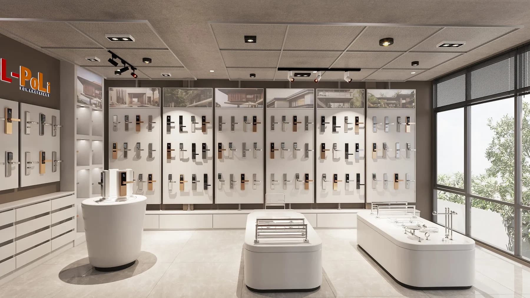 showroom lầu 3 poli